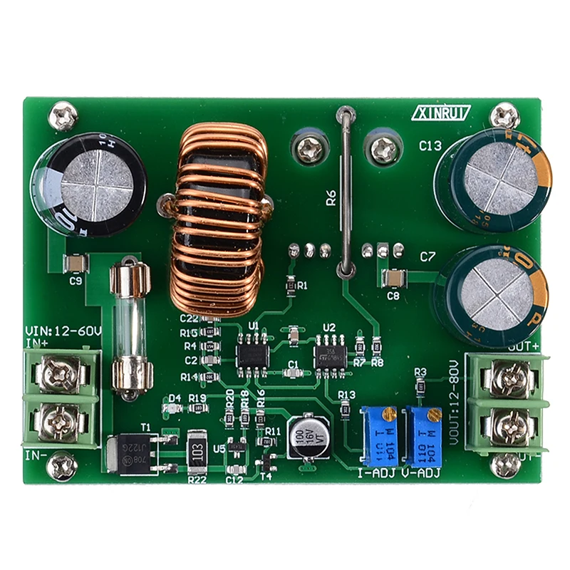 DC 12 V 60 80 Step Up Мощность модуль повышающий преобразователь постоянного тока с 15A 10A