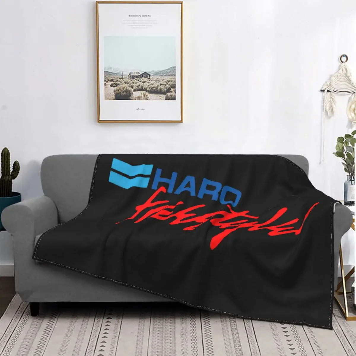 

Haro Freestyler-Manta de cuadros para la cama, colcha para el sofada, ropa de cama de la vieja School, Bmx Skyway, de verano