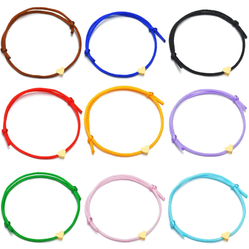 Модный регулируемый плетеный браслет ручной работы Женский минималистичный в