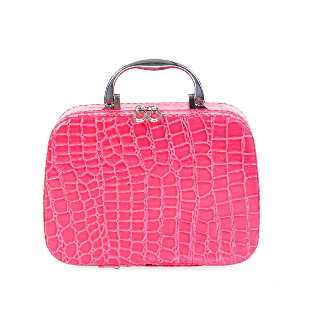 

Универсальный переносной пенал для косметики, женская косметичка с трещинами и камнями, женский косметический футляр