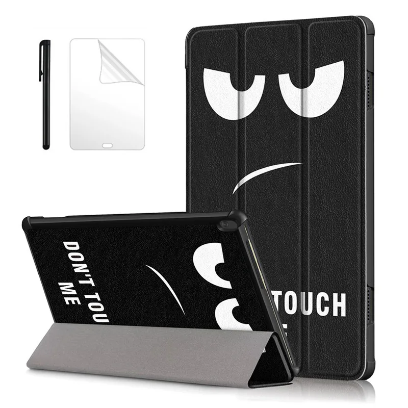 

Тонкий чехол-подставка из искусственной кожи с принтом для планшета Lenovo Tab M10 TB-X605F X505F, чехол для планшета Lenovo Tab M10 10,1 + чехол