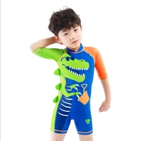 boy dinosaur animals swimming suit baby swimwearhat 2pcs set infant toddler shark swimwear kids beach bathing one piece suits