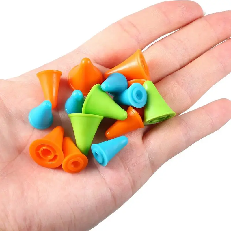 40 штук разноцветные иглы точка пробки протекторы вязание аксессуары с