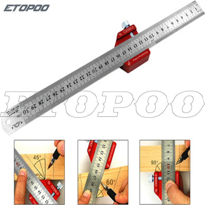 45 градусов 90 деревообрабатывающий Scriber весы маркировочный датчик из алюминиевого сплава инструмент для