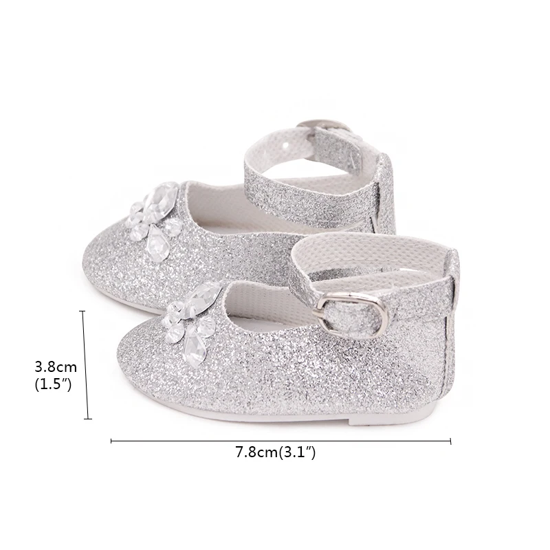 Обувь для куклы 2 вида стилей блестящая стеклянная кукла обувь кукол 43 см 1/3 BDJ 18