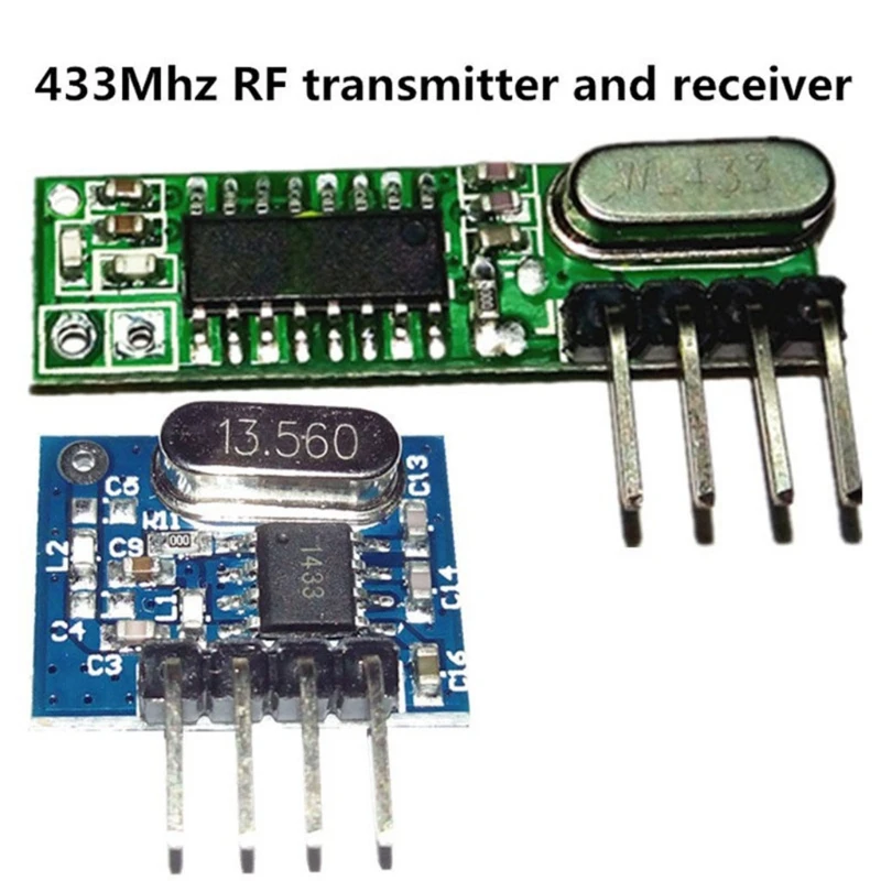 1 комплект 433Mhz RF Superheterodyne модуль приемника-передатчика Kit с антенной M5TB |