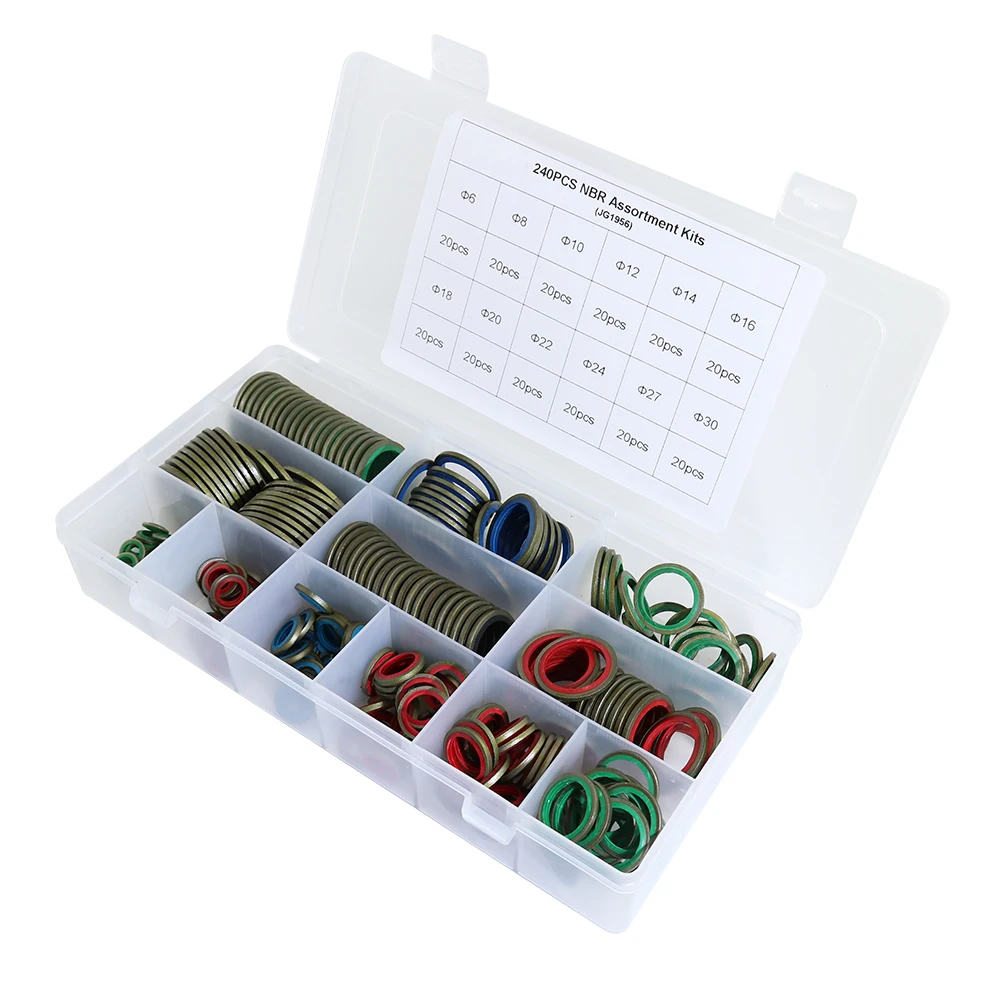 240 шт. NBR металлическое уплотнительное кольцо высокого давления гидральная