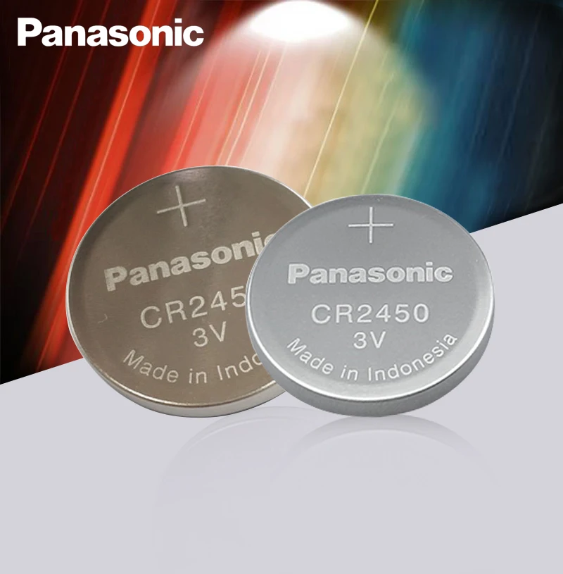 Новый оригинальный литиевый кнопочный аккумулятор Panasonic CR2450 CR 2450 3 в для часов
