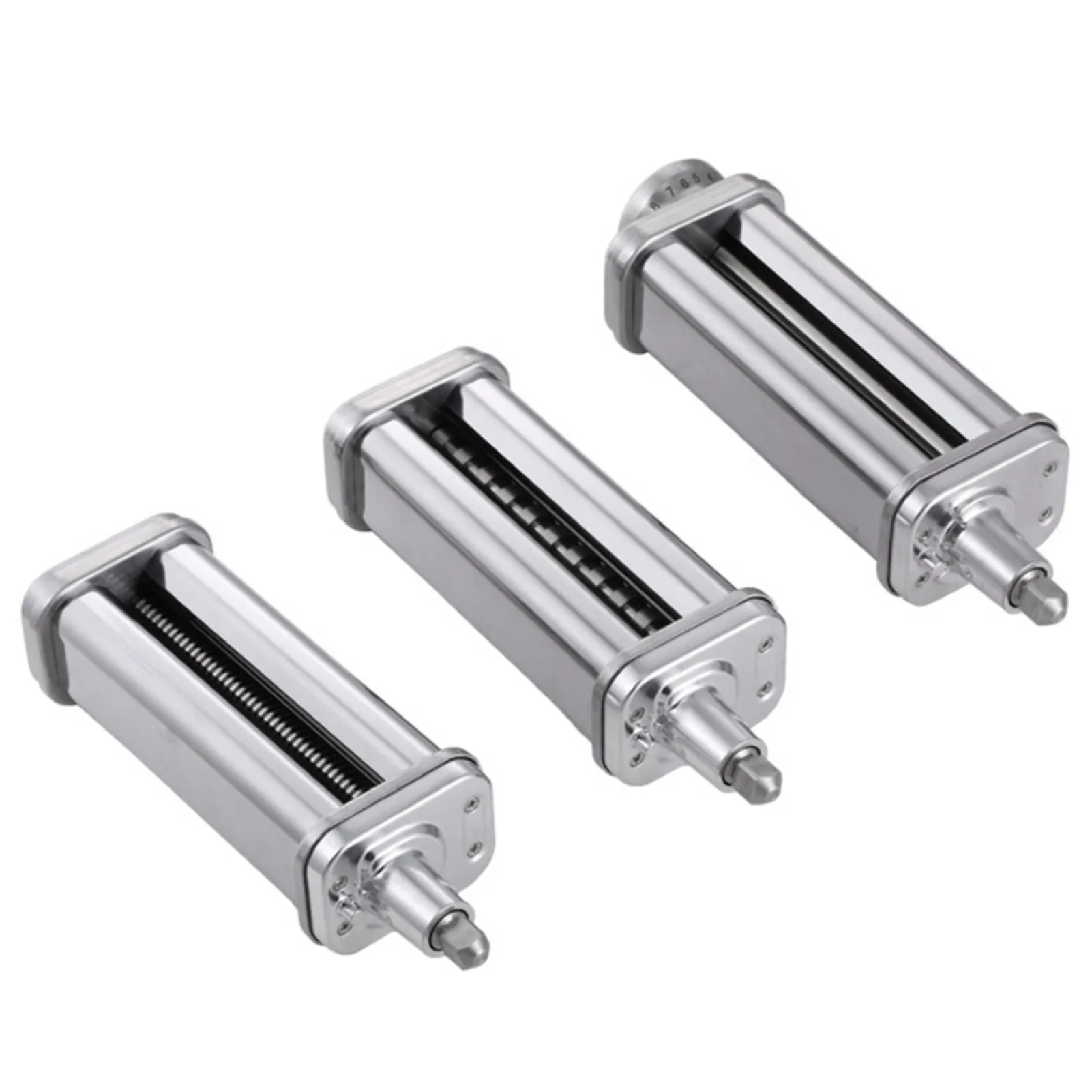 

Pasta Maker Attachments Set Stainless Steel Spaghetti Noodle Dough Making Tools Roller Presser Machine For Kitchen Aid