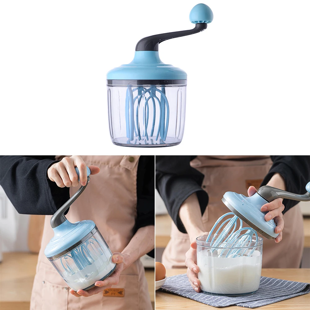 Egg Beater Whisk Hand Stirring Cream Butter Mixer Kitchen Gadgets Multifunctional Manual And Whip | Дом и сад