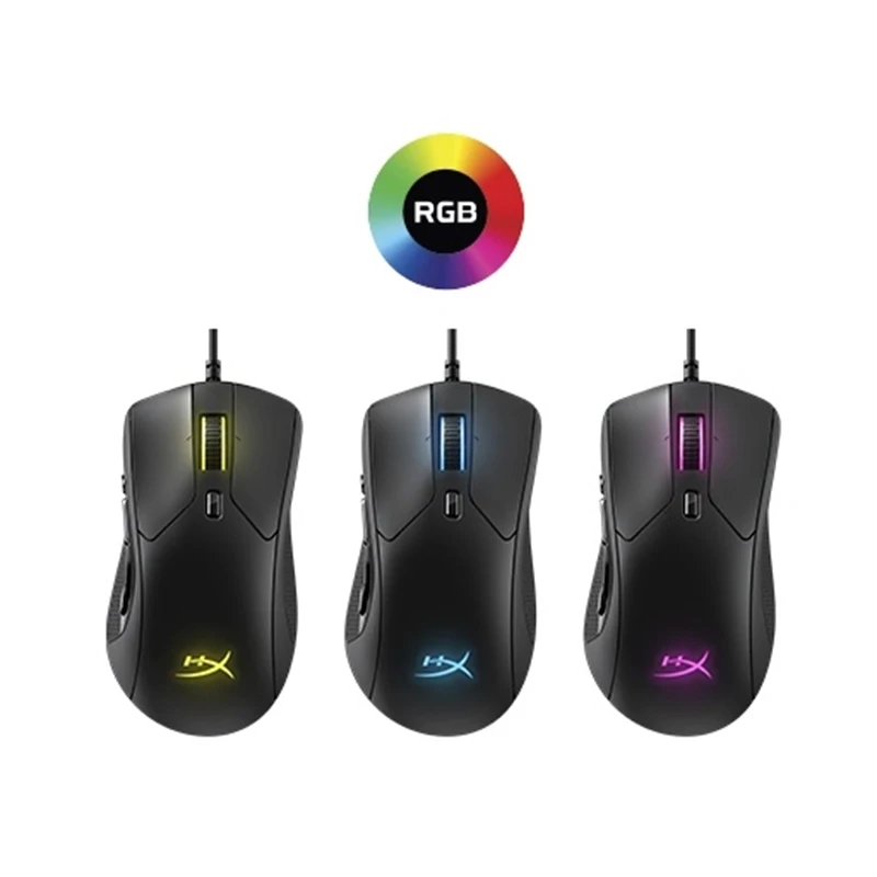 Фото Проводная игровая мышь Kingston HyperX Pulsefire Raid RGB со встроенным DPI до 16000 сенсоров Pixart Проводная игровая мышь Kingston HyperX Pulsefire Raid RGB со встроенным DPI до 16000 сенсоров Pixart
