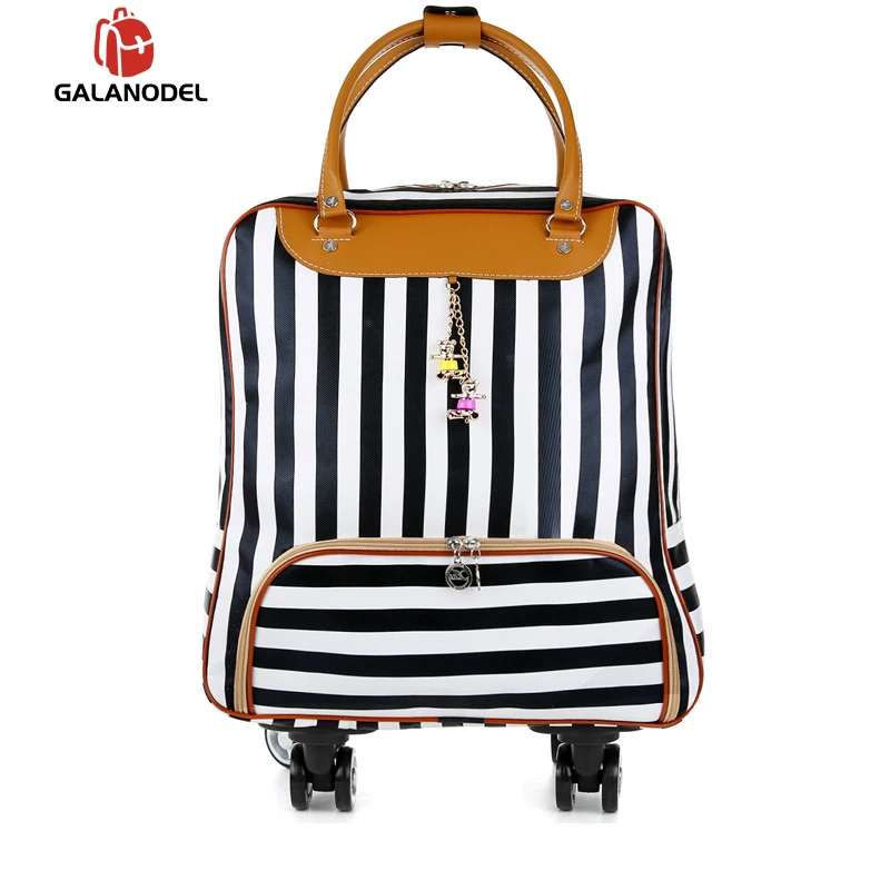 Luggage Bag Женская сумка для багажа на колёсиках, чехол для путешествий, легкий чехол на колесиках, Модный чехол для переноски, драгбоксы с универсальными колесами - Цвет: Luggage Bag