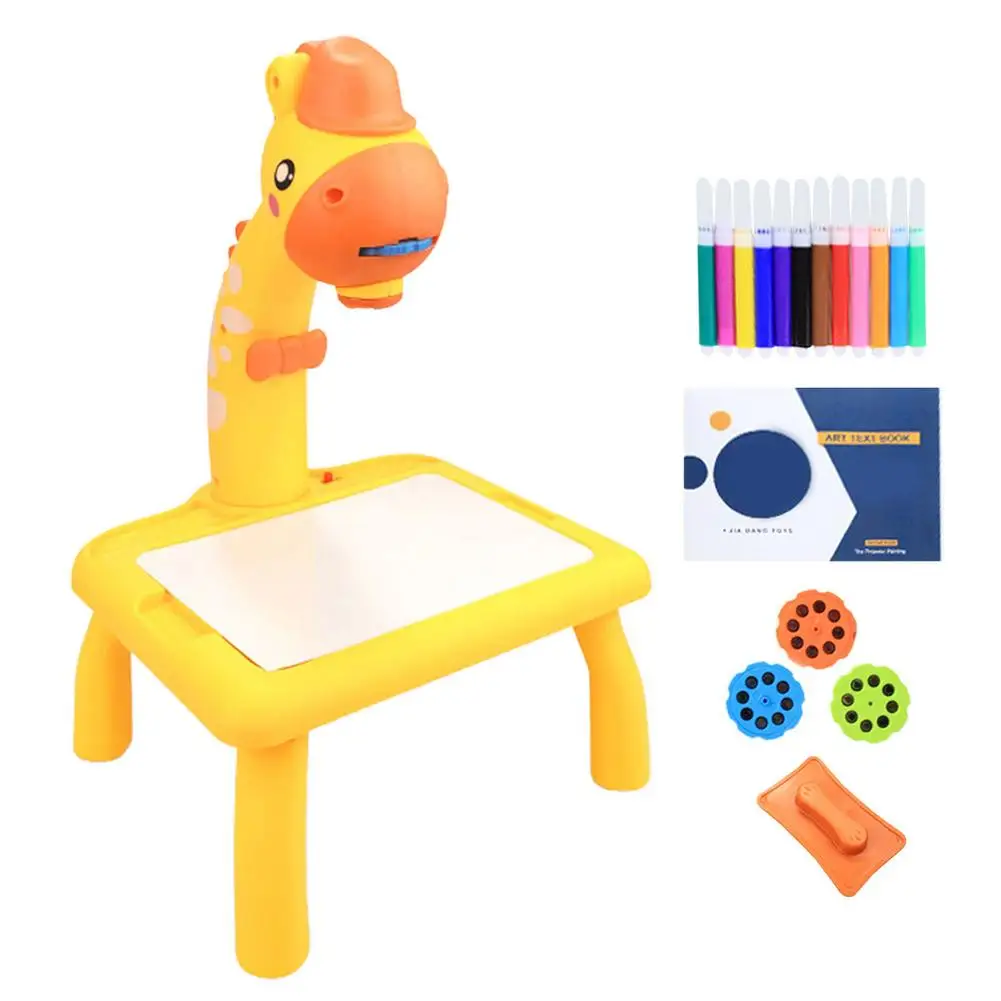 

Trace And Draw Projector Toy Learning Painting Project Table Children Art Drawing Projector Kids Fawn Graffiti Drawing Toy D