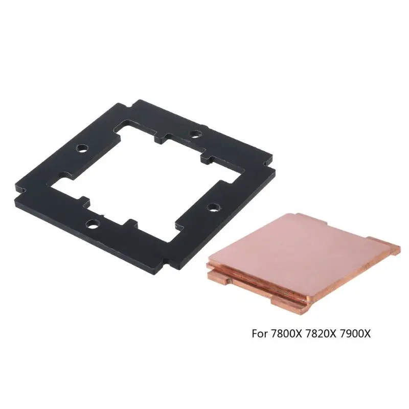DIY заменена cpu чистая охлаждающая медная Крышка для 7800X 7820X 7920X 7940X 7960X 7980XE 2066 защита интерфейса порта cpu крышка