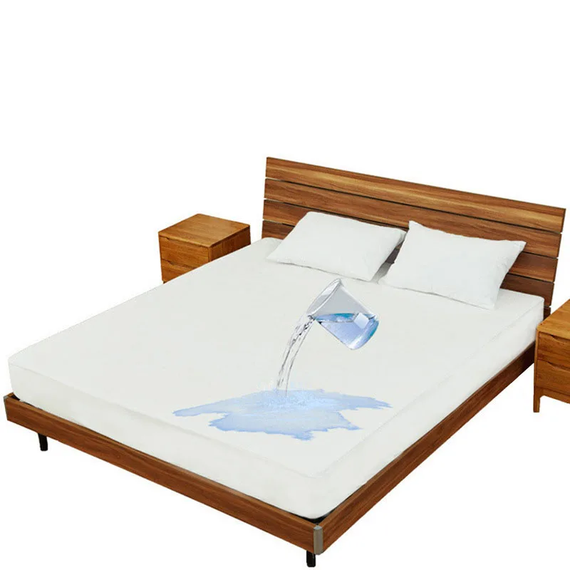 

Waterproof Bamboo Mattress Protector Mattress Cover Cloth Pad Breathable Bedspread Reusable Non disposable