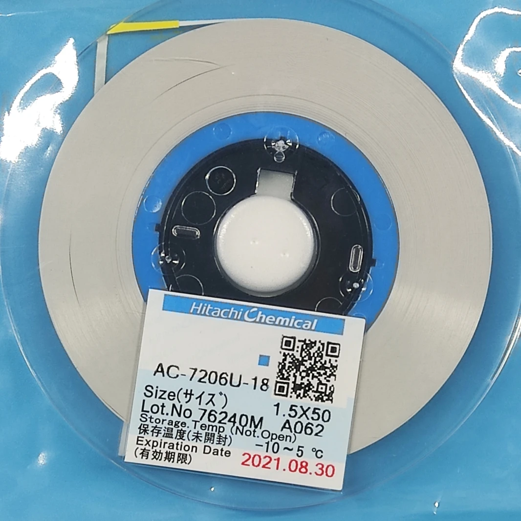 Анизотропная Токопроводящая пленка ACF для ЖК экрана: AC 7206U 18 AC7206U New Datecode Лента 