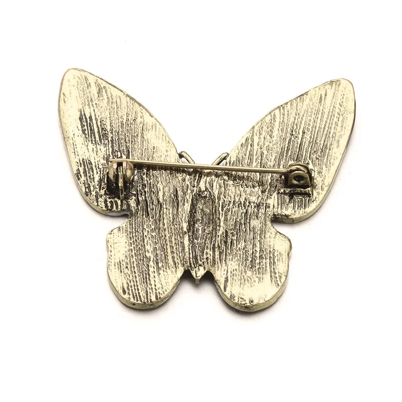 Женская Брошь в виде бабочки с кристаллами|Броши| |
