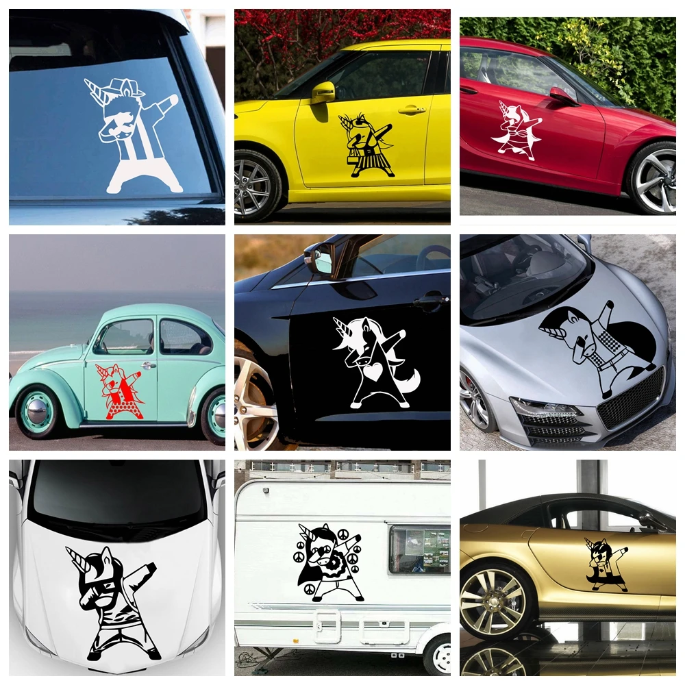 

Colorful Unicorn Car Decal For Auto Car Stickers Styling Car Decoration