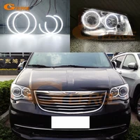 for chrysler voyager grand voyager v 2008 2016 ultra bright smd led angel eyes halo rings kit day light car accessories