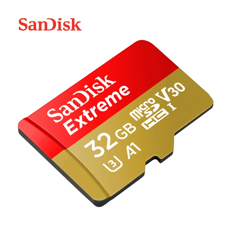 Sandisk Extreme Micro SD карта 160 Мб U3 V30 A2 64 Гб 128 ГБ 256 400 microsd оригинальная TF 32 A1 флэш