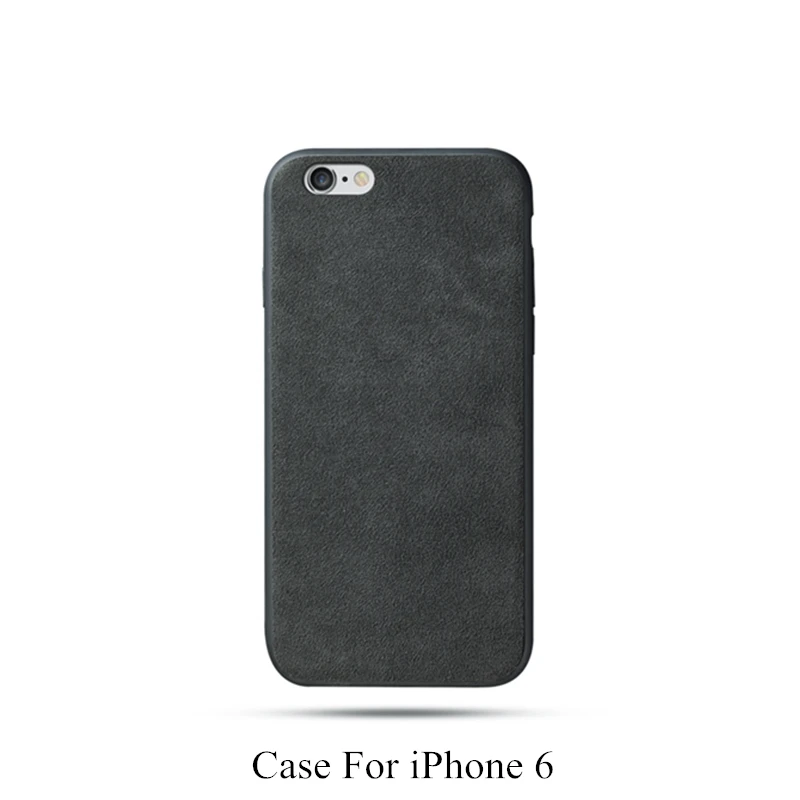 For iPhone 6 Чехол для iPhone 6, 6s, 7, 8 Plus, X, Xs Max, Итальянская замша, как тканевый чехол, пуховый чехол s, Премиум Защита, для 11 Pro Max, Роскошный чехол - Цвет: For iPhone 6