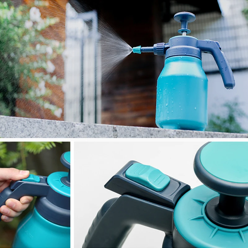 

1.5/2L Air Pressure Sprayer Bottle Larger Garden Watering Kettle Plant Flowers Watering Can Plastic Sprayer Gardening Tools