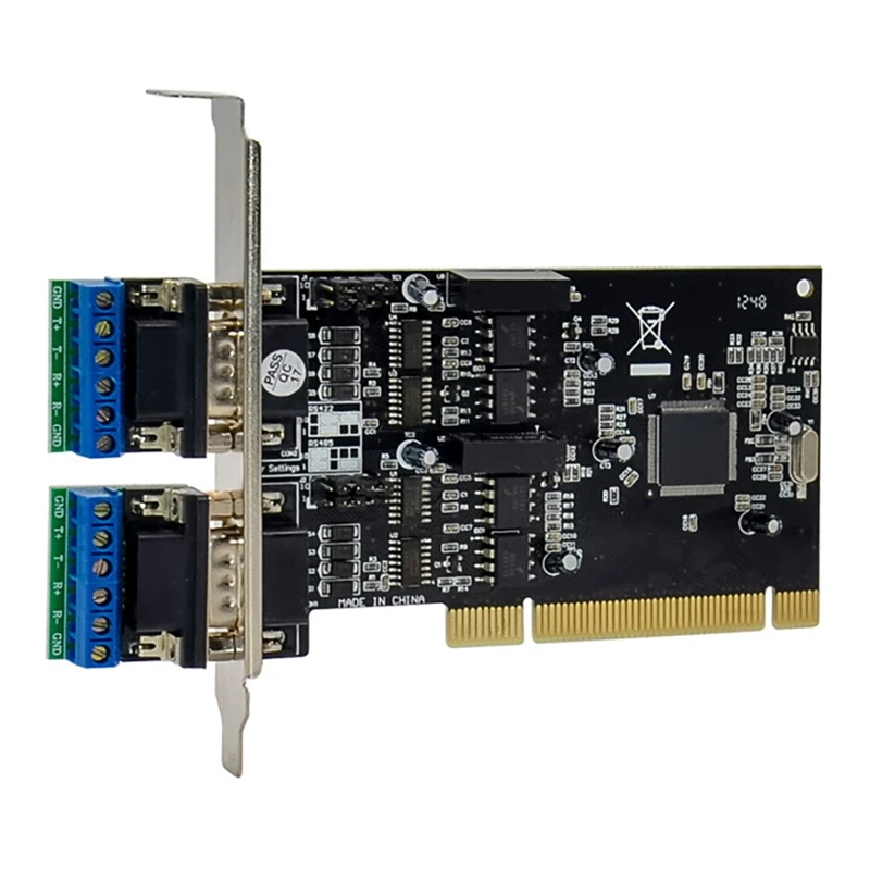 

PCI Adapter Card PCI to MCS9865 2S RS422&RS485 Converter Industrial Communication PCI Serial Port Conversion Card