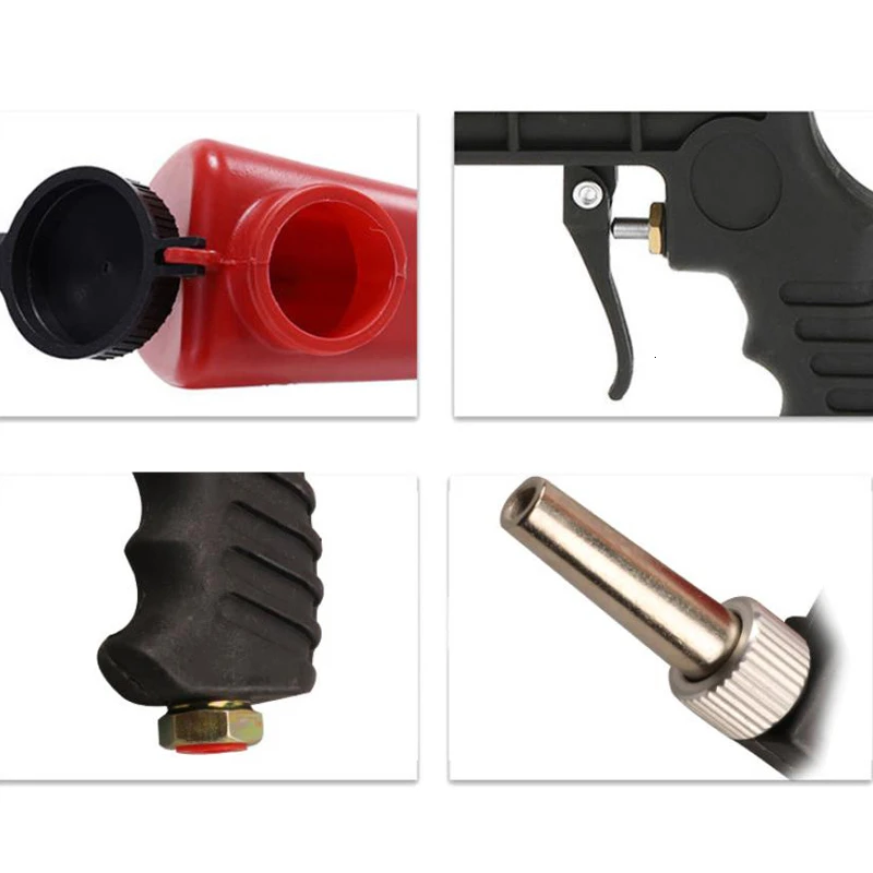 Портативный гравитационный Пескоструйный пистолет 90psi пневматическая небольшая