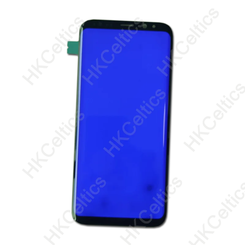 Протестированный ЖК-дисплей для samsung S8 G950 G950U G950F S8 Plus G955 G955F ЖК-дисплей+ кодирующий преобразователь сенсорного экрана в сборе с рамкой