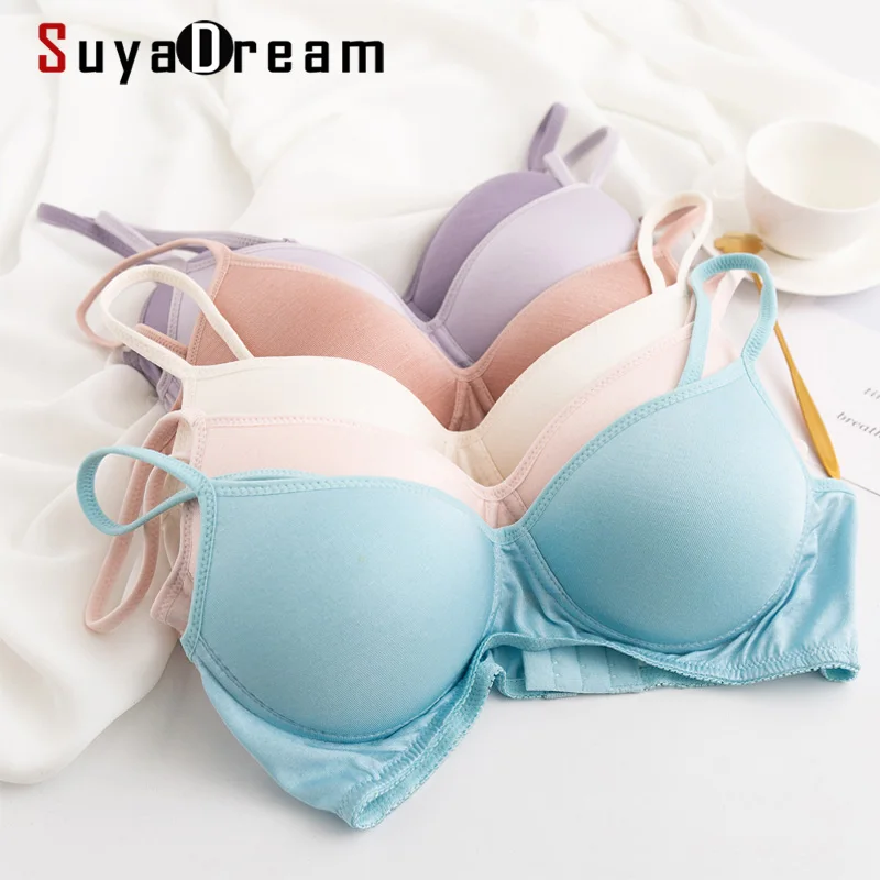 Бесшовный Бюстгальтер SuyaDream без косточек 100% натуральный шелк|lingerie strapless bra|lingerie