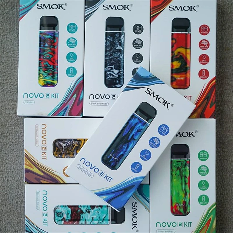 Оригинальный SMOK novo 2 комплект pod система мл и 800 мАч батарея электронная сигарета