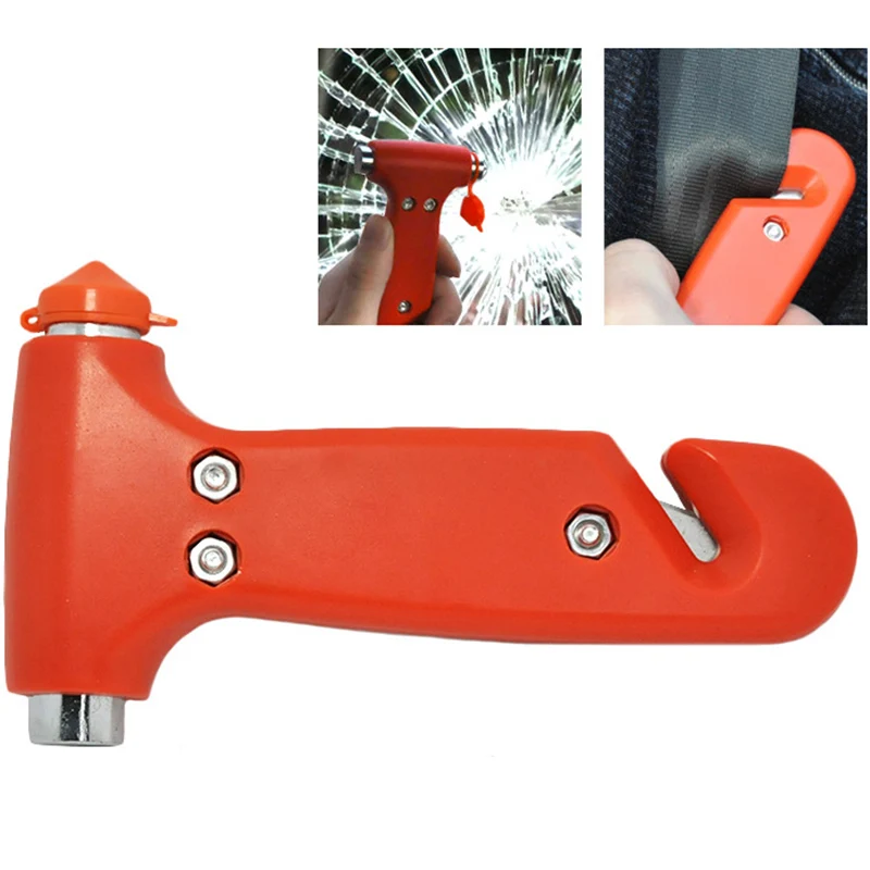 Автомобильный молоток безопасности аварийный для разбивания стекла и окон резак