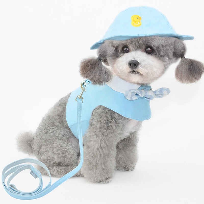 

Cute Solid Color Pet Traction Clothing Corset Dog Traction Clothing Corset Pet Clothes Puppy Clothes Haulage Rope Package