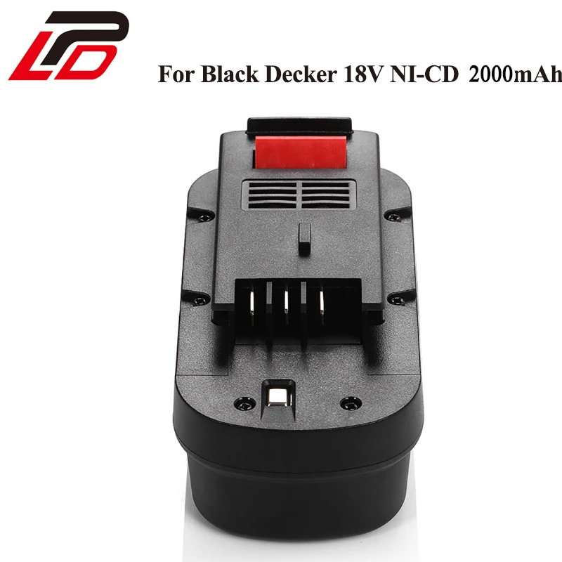 Для Black & Decker 18V NI-CD 2000mAh аккумулятор A18 A1718 A18NH HPB18 HPB18-OPE FS1800CS FS1800D FS1800D-2 FS1800ID