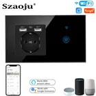 Сенсорный выключатель Szaoju с поддержкой Wi-Fi и USB