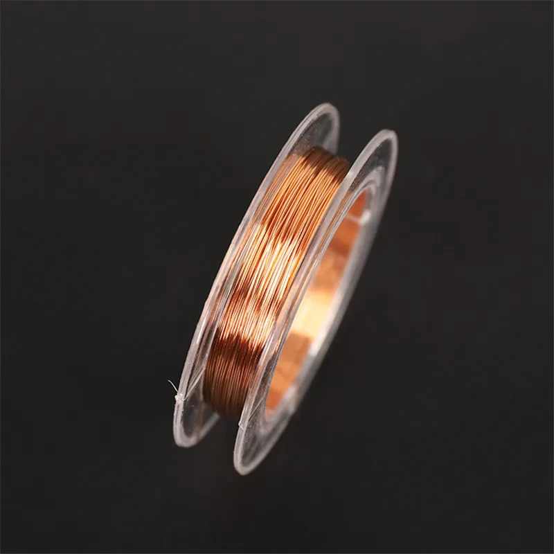 1 рулон медная проволока для браслетов ожерелий 0 3 мм 10 м|Ювелирная фурнитура и