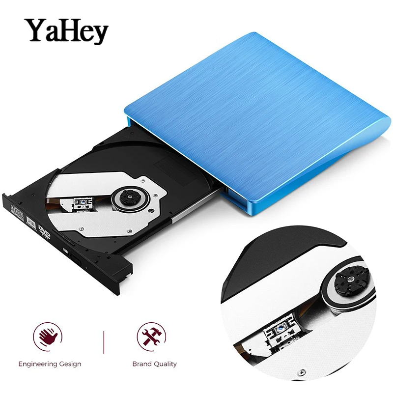 USB 2 0 внешний CD/DVD ROM проигрыватель оптический привод DVD RW ГОРЕЛКА ридер писатель