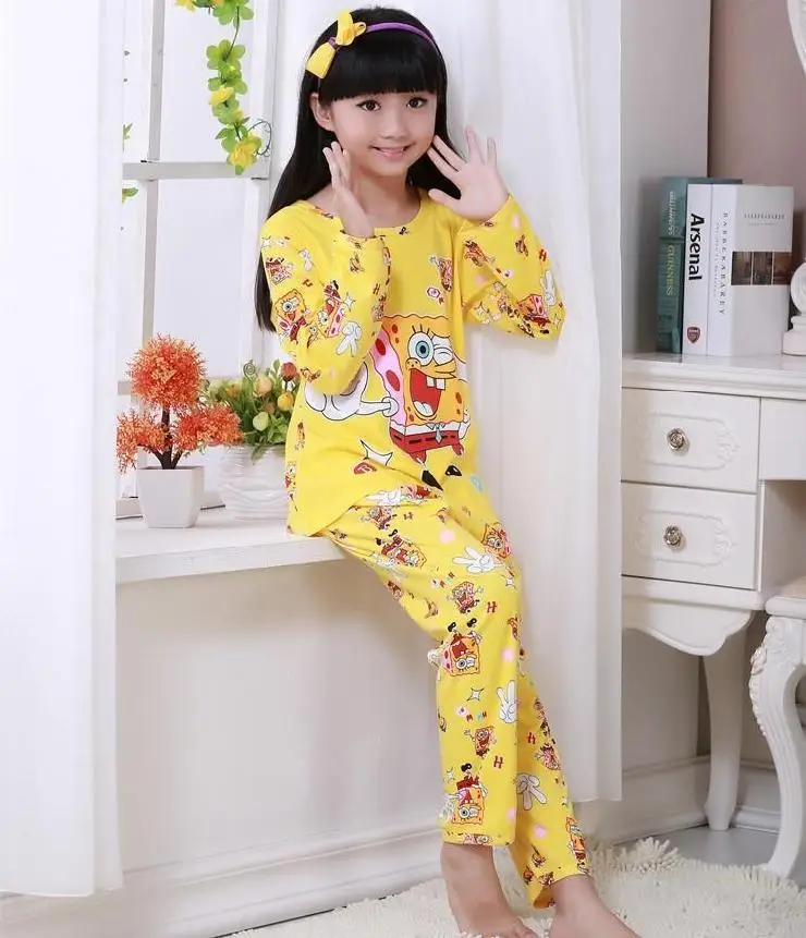 YI hai mian bb Осенне-зимние детские пижамные комплекты модный детский комплект одежды с длинными рукавами и рисунком для девочек детские пижамы, домашняя одежда для мальчиков - Цвет: YI hai mian bb