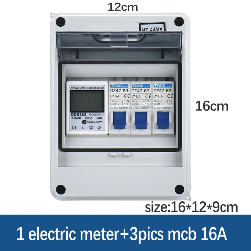 Наружная бытовой выключатель Водонепроницаемая электрическая