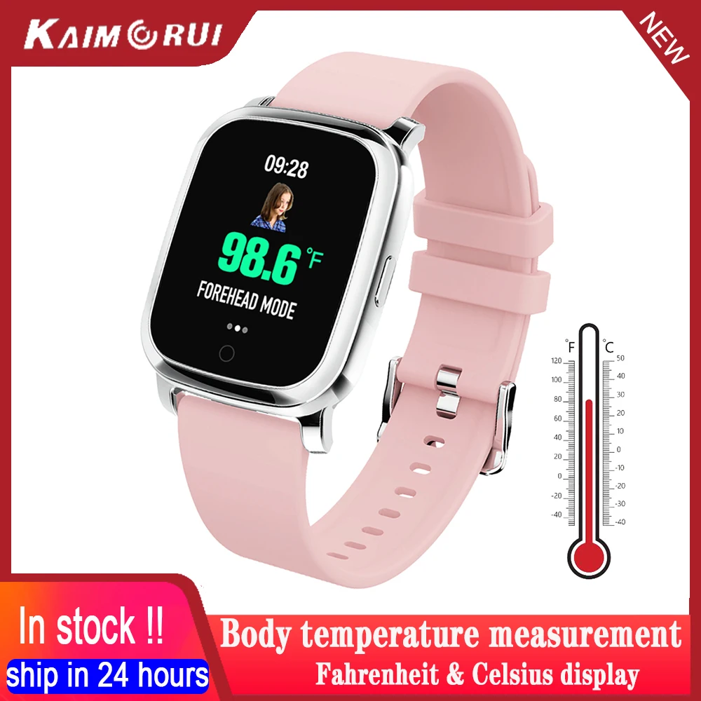 2020 Смарт часы для мужчин лоб и запястья 2 режима инфракрасные температуры тела по