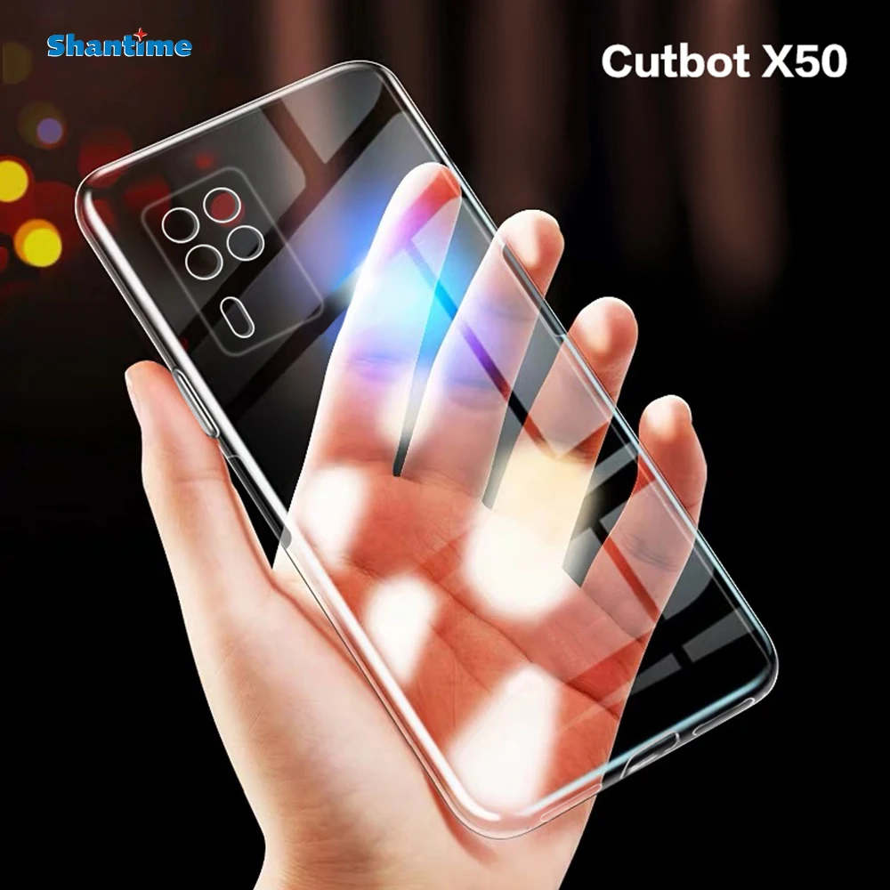 Чехол для Cubot X50 ультратонкий кристально прозрачный амортизирующий
