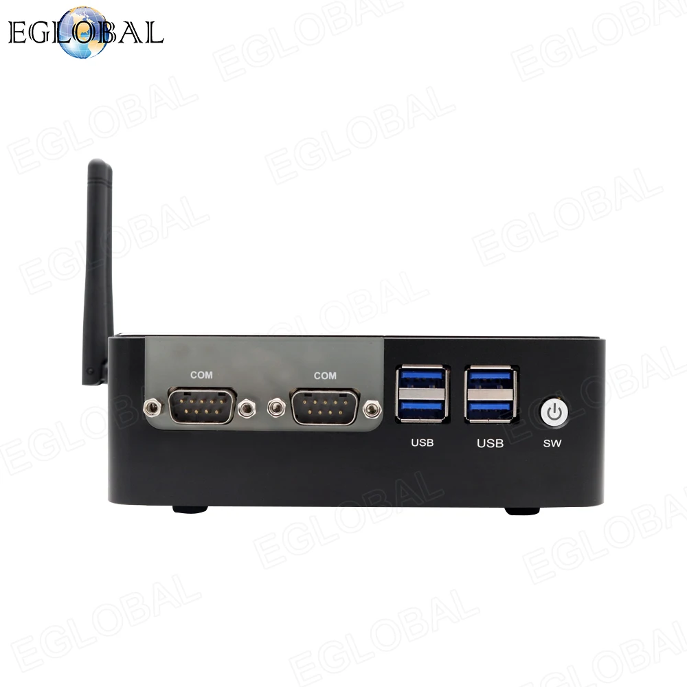 

EGLOBAL Intel core i3 i5 8th with cooling fan mini pc F2C support 2COM 2LAN port 8130u 8250u cpu DDR4 memory