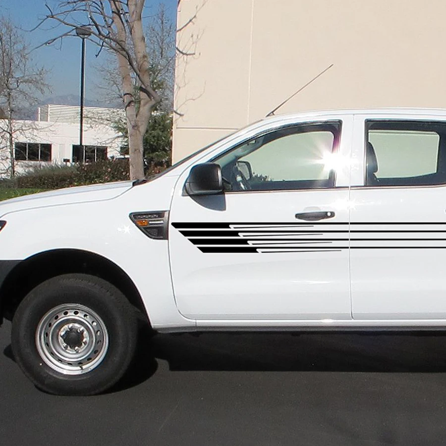 2 шт. виниловые наклейки на автомобиль для фургона Ford ranger 2012 2013 2014 2015 2016 2017 2018