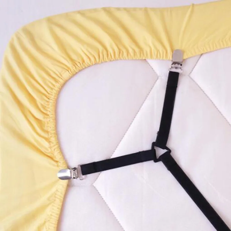 Простыни простыни застежки матраса полезный эластичный чехол для одеяла захваты