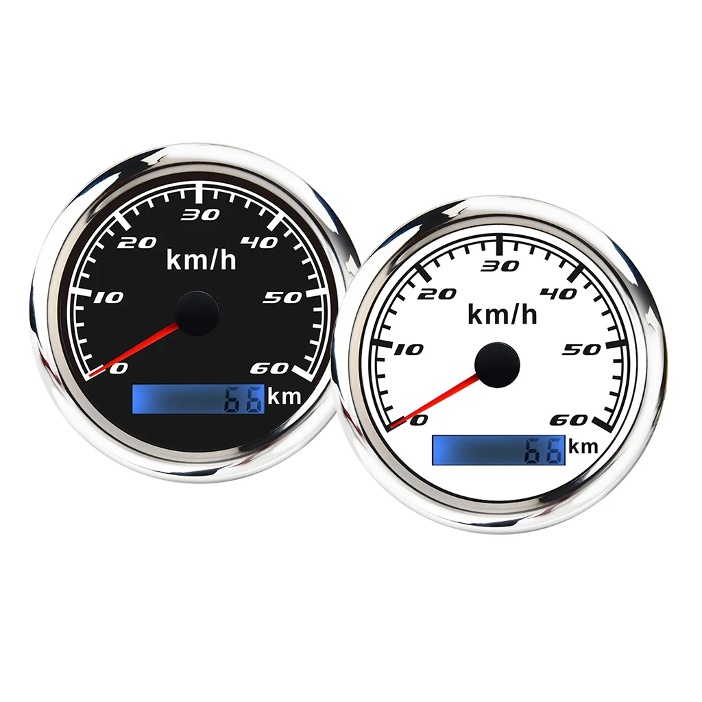 316 Stainless Steel L Bezel 85mm(3/8'') GPS Speedometer Gauge Odometer for ATV Motorcycle Marine Boat | Автомобили и