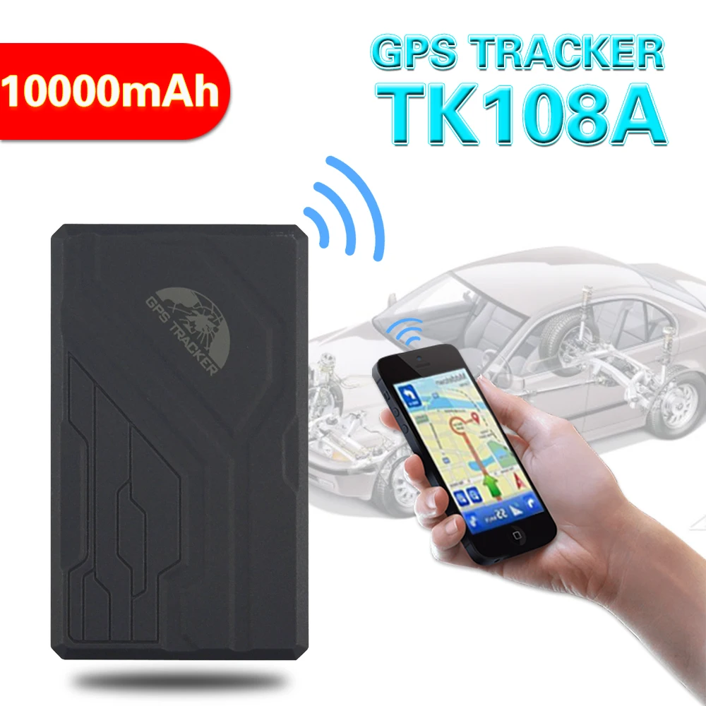 GPS 108A трекер для автомобильного локатора слежения TK108A с мощной магнитной задней