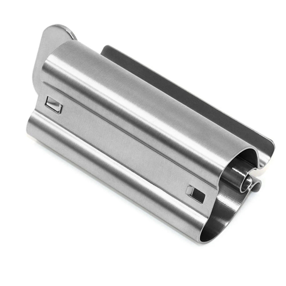 

Home Cosmetics Extruder Durable Rolling Tube Stainless Steel Toothpaste Squeezer Multifunctional Handheld Bathroom Supplies