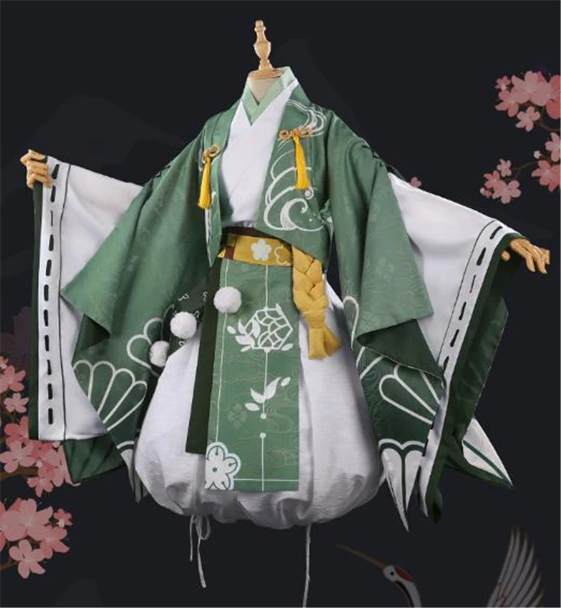 

Anime Midoriya Izuku Kimono Dress Cosplay Costume Halloween Uniform H