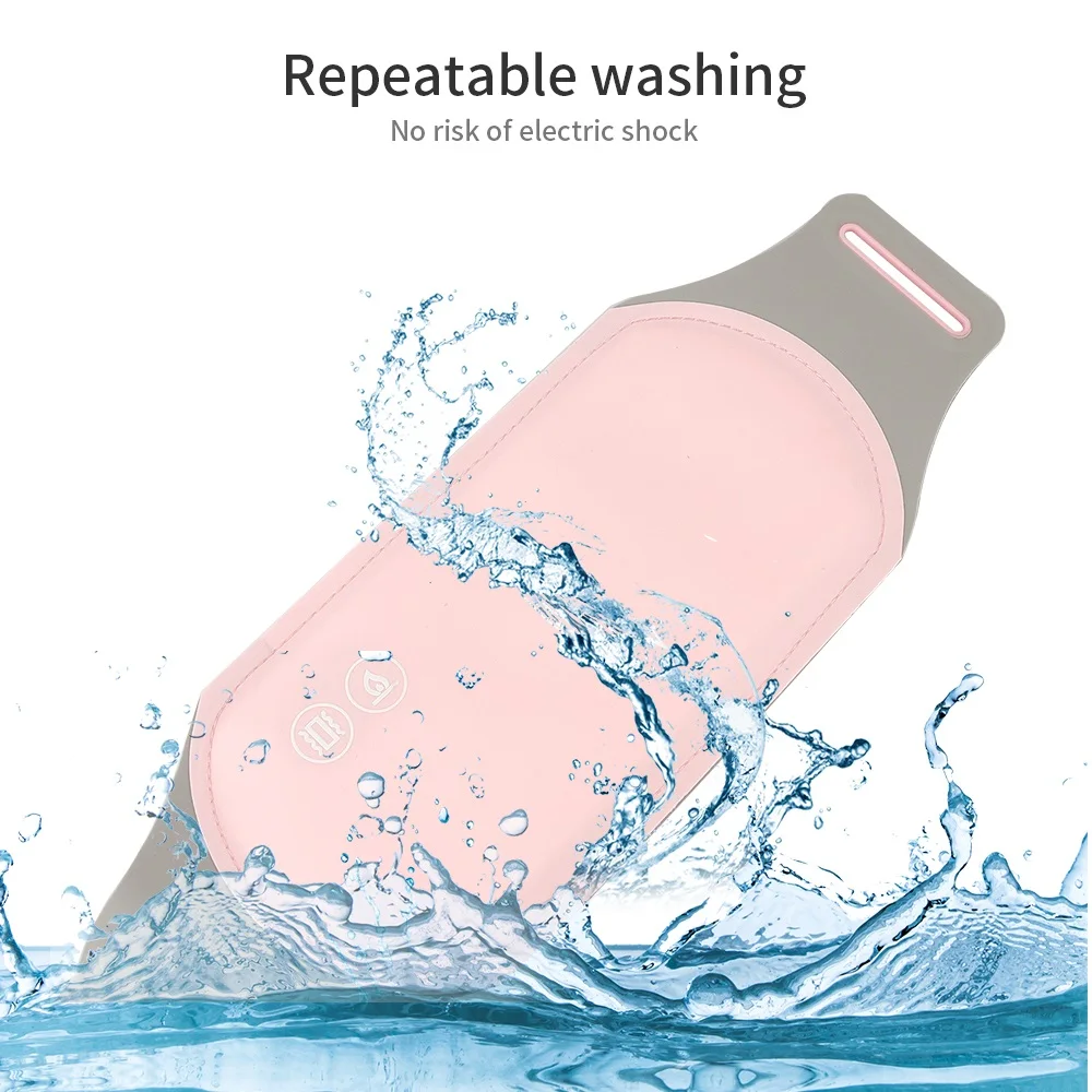 Моющийся инфракрасный беспроводной ремень для теплой матки с электрическим