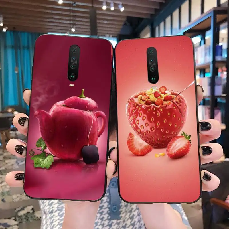 

Interesting fruit shape Bling Cute Phone Case for Redmi Note 8 8A 8T 7 6 6A 5 5A 4 4X 4A Go Pro